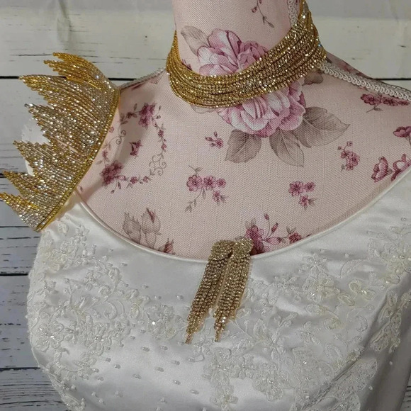 Wedding Belt Female Alloy Flower Rhinestone Pearl Sash - Picture 5 of 6